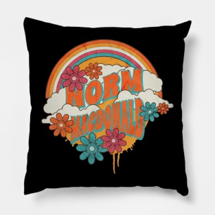 Retro Rainbow // Norm Macdonald Pillow