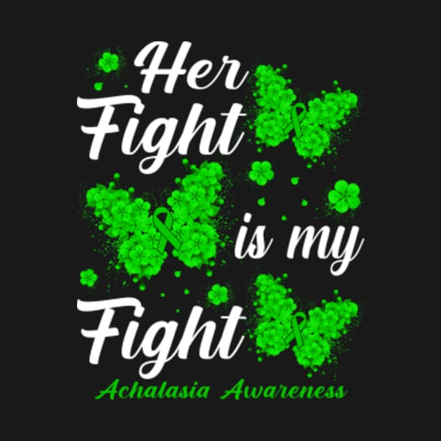 Her Fight Is My Fight Achalasia Awareness Butterfly by KaelaGusikowski