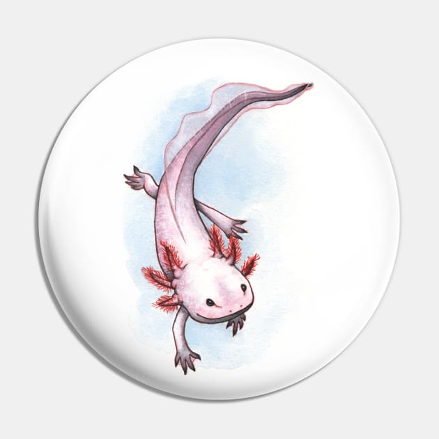 AXOLOTL Pin by PaperTigress