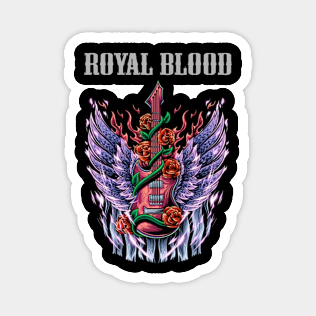 ROYAL BLOOD BAND Magnet by Kiecx Art