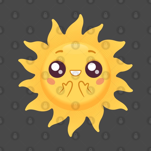 Cute Kawaii Sun by zoljo