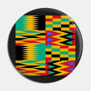 Kente Patterns Pin