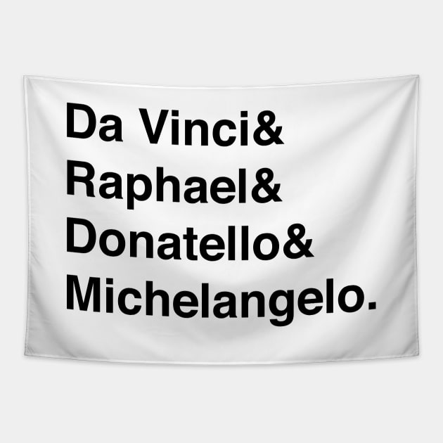 Famous artists name list Tapestry by LiciaMarie