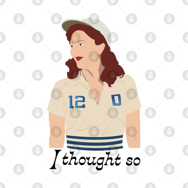 A League of Their Own | Greta Gill 'I thought so' by Oi Blondie Crafts