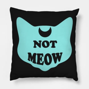 Not Meow (Pastel Blue) Pillow