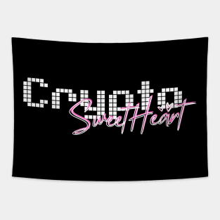 Crypto SweetHeart DRK Tapestry