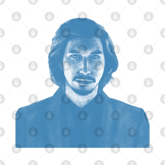 Adam Driver in Blue by fiatluxillust