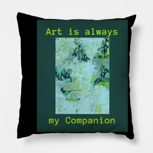 Art Acrylic artwork abstract Companion Pillow