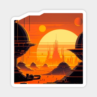 Dune Synthwave Magnet