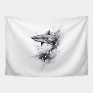 Apex Predator Ruler of the Waves Shark summer gift Tapestry