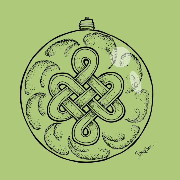 Celtic Knot Bauble by GeorgiaGoddard