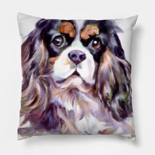 Cavalier King Charles Spaniel Watercolor - Gift For Dog Lovers Pillow