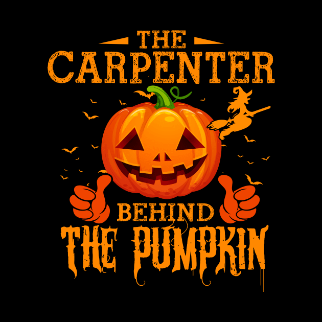 Mens The CHEF Behind The Pumpkin T shirt Funny Halloween T Shirt_CARPENTER by Sinclairmccallsavd