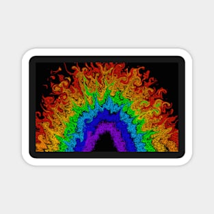 Rainbow Explosion Magnet