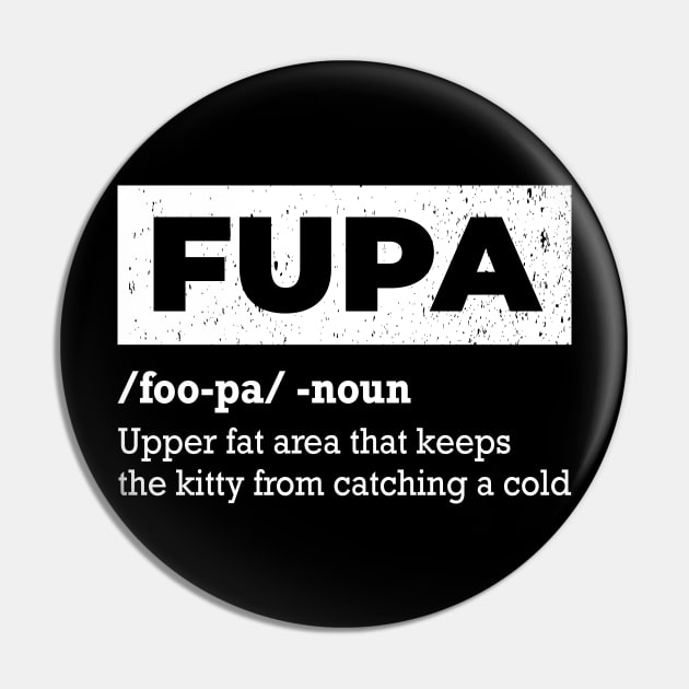 Fupa Definition Funny Noun Foo-Pa Fat Gift Pin by CoolQuoteStyle