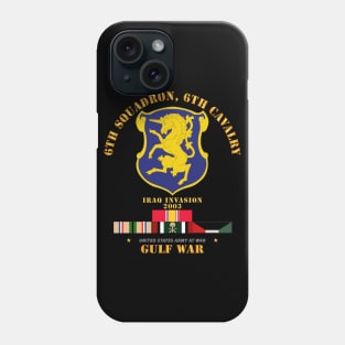 6th Sqdrn - 6th Cav Gulf War w SVC Phone Case