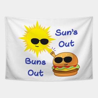 Sun's Out, Buns Out Tapestry