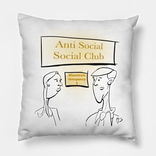 Antisocial Club Pillow