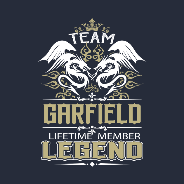 Garfield Name T Shirt -  Team Garfield Lifetime Member Legend Name Gift Item Tee by yalytkinyq