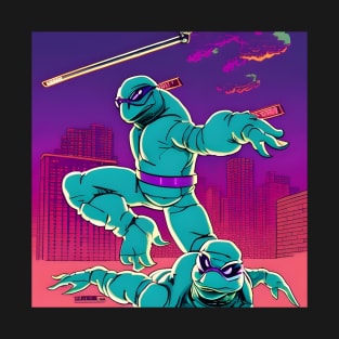 ninja turtles colorful T-Shirt