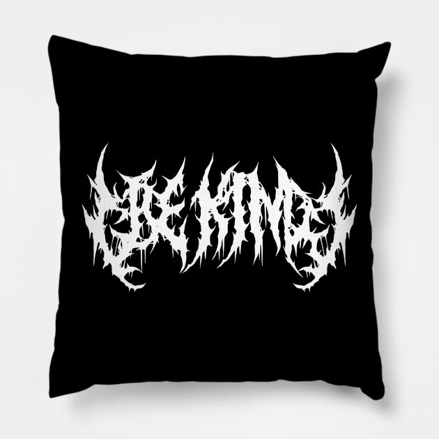 Be Kind Death Metal Style Pillow by HalfCat