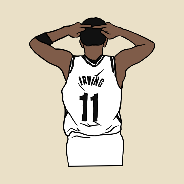 Kyrie Irving Double Middle Finger Kyrie Irving Mask TeePublic