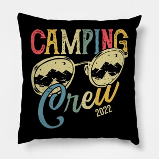 Camping Crew 2022 Camping Matching for Family Camper Group Pillow