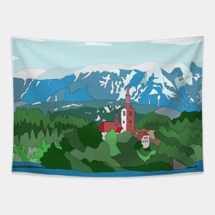 Lake Bled, Slovenia Tapestry