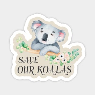 Help Koalas Conservation Magnet