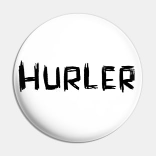 Handwriting Irish Sports Hurling Player, Hurler Pin