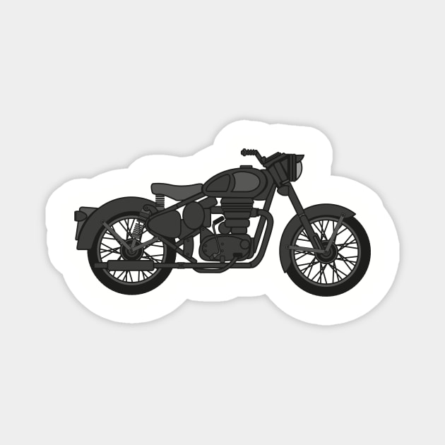 Royal Enfield Classic 350 Magnet by WeStarDust