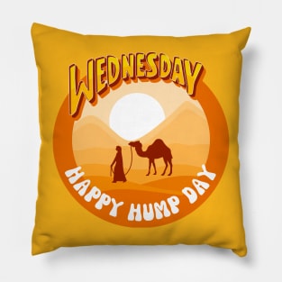 Retro 90s Its Wednesday Hump Day Happy Hump Day Memes For Work Funny Employee Good Morning Pillow