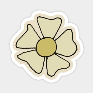 flower power // retro art by surfy birdy Magnet