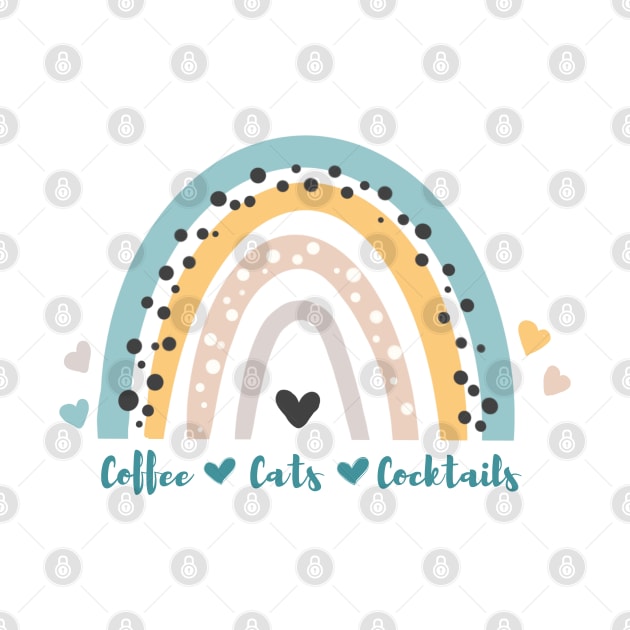 Coffee Cats Cocktails by AJDesignsstuff