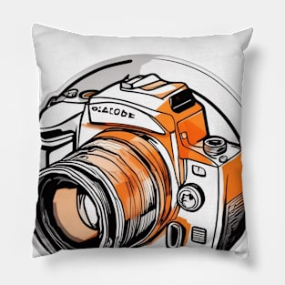 Vintage Camera Artwork for Photography Enthusiasts No. 862 Pillow