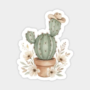 Boho Cactus Western Style Magnet