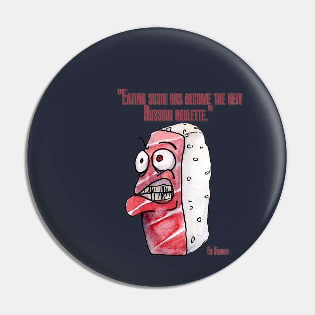 Sushi Roulette Pin by SuperTatouille