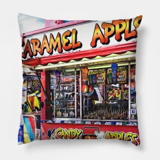 Caramel Apples For Sale Pillow