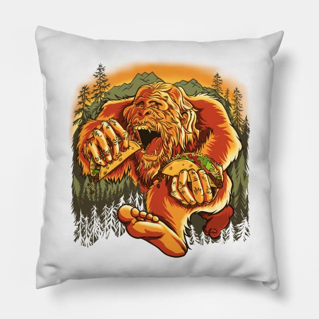 El Squatcho Pillow by Jonesntees