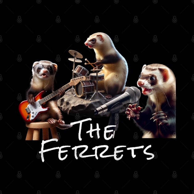 Rock Star Ferrets Musicians by Mind Your Tee