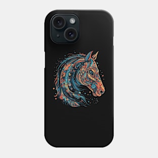 Unleash Your Inner Strength with Our Vibrant Zodiac Horse T-Shirt Design Phone Case