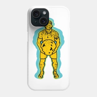 abstract weight lifting guy Phone Case