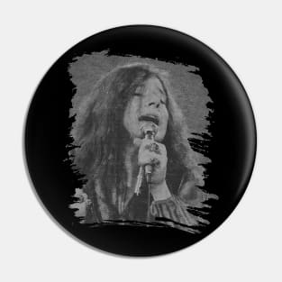 Janis joplin // Retro Poster Pin