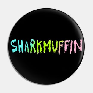 Sharkmuffin logo Pin