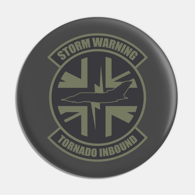 Storm Warning Tornado Inbound Pin by TCP