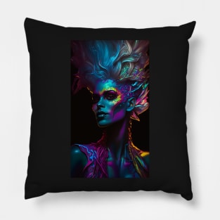 Psychedelic Drag Queen Pillow