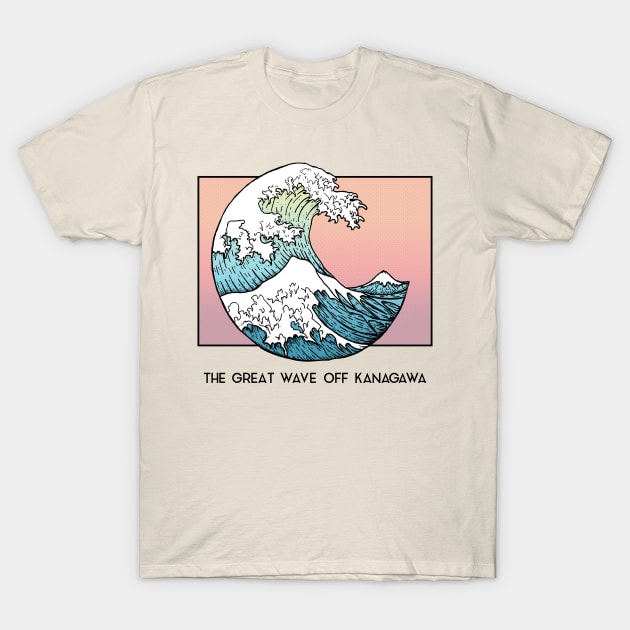 Great Wave Kanagawa // Aesthetic Art Design - The Great Wave Off - T-Shirt | TeePublic