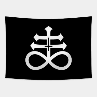 Satanic Cross. Sulfur Cross. Brimstone. Leviathan Cross Tapestry