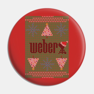 Weber Ugly Holiday Sweater No 2 Pin