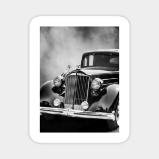 Packard Classic Car Black And White photograph Magnet